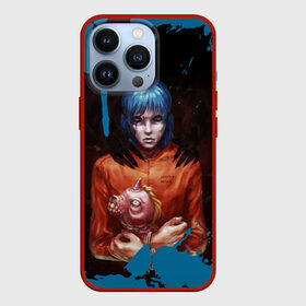 Чехол для iPhone 13 Pro с принтом Sally Face в Кировске,  |  | blue | face | fisher | game | games | gizmo | hair | larry | mask | sally | волосы | гизмо | голубые | игра | игры | ларри | маска | протез | сали | салли | синие | синий | триллер | ужасы | фейс | фишер | фэйс | хоррор