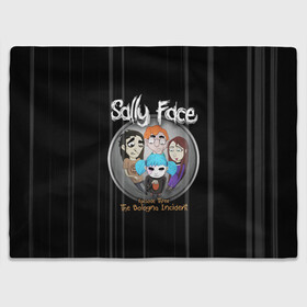 Плед 3D с принтом Sally Face Episode Three в Кировске, 100% полиэстер | закругленные углы, все края обработаны. Ткань не мнется и не растягивается | blue | face | fisher | game | games | gizmo | hair | larry | mask | sally | волосы | гизмо | голубые | игра | игры | ларри | маска | протез | сали | салли | синие | синий | триллер | ужасы | фейс | фишер | фэйс | хоррор