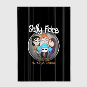 Постер с принтом Sally Face Episode Three в Кировске, 100% бумага
 | бумага, плотность 150 мг. Матовая, но за счет высокого коэффициента гладкости имеет небольшой блеск и дает на свету блики, но в отличии от глянцевой бумаги не покрыта лаком | blue | face | fisher | game | games | gizmo | hair | larry | mask | sally | волосы | гизмо | голубые | игра | игры | ларри | маска | протез | сали | салли | синие | синий | триллер | ужасы | фейс | фишер | фэйс | хоррор