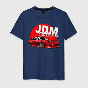 Мужская футболка хлопок с принтом JDM Culture в Кировске, 100% хлопок | прямой крой, круглый вырез горловины, длина до линии бедер, слегка спущенное плечо. | japan | jdm | nissan | авто | машины | ниссан | япония