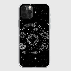 Чехол для iPhone 12 Pro Max с принтом Космос нарисованный в Кировске, Силикон |  | nasa | астрономия | вселенная | галактика | звёзды | земля | комета | марс | метеорит | небо | планета | планеты | рисунок | сатурн | солнце | спутник | юпитер