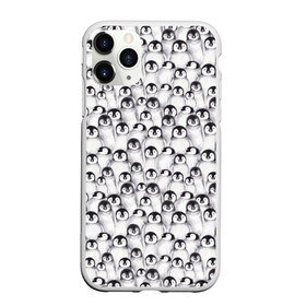 Чехол для iPhone 11 Pro Max матовый с принтом Пингвинчики в Кировске, Силикон |  | животные | лапочка | милый | мимими | паттерн | пингвин | северный полюс