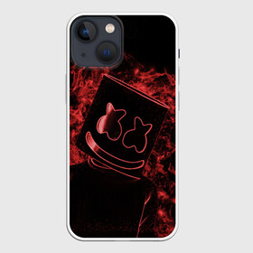 Чехол для iPhone 13 mini с принтом Marshmello в Кировске,  |  | marshmello | диджей | клуб | клубная музыка | маршмеллоу | маршмэлло | маршмэллоу | музыка | электронная