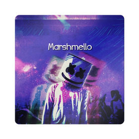 Магнит виниловый Квадрат с принтом Marshmello в Кировске, полимерный материал с магнитным слоем | размер 9*9 см, закругленные углы | marshmello | диджей | клуб | клубная музыка | маршмеллоу | маршмэлло | маршмэллоу | музыка | электронная