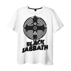 Мужская футболка 3D с принтом Black Sabbath в Кировске, 100% полиэфир | прямой крой, круглый вырез горловины, длина до линии бедер | Тематика изображения на принте: black sabbath | hard rock | heavy metal | блэк сабат | группы | метал | музыка | оззи осборн | рок | хард рок | хэви метал