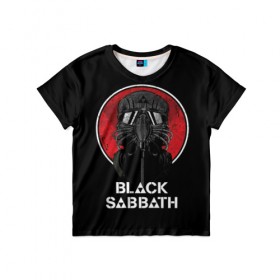 Детская футболка 3D с принтом Black Sabbath в Кировске, 100% гипоаллергенный полиэфир | прямой крой, круглый вырез горловины, длина до линии бедер, чуть спущенное плечо, ткань немного тянется | Тематика изображения на принте: black sabbath | hard rock | heavy metal | блэк сабат | группы | метал | музыка | оззи осборн | рок | хард рок | хэви метал