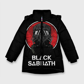 Зимняя куртка для девочек 3D с принтом Black Sabbath в Кировске, ткань верха — 100% полиэстер; подклад — 100% полиэстер, утеплитель — 100% полиэстер. | длина ниже бедра, удлиненная спинка, воротник стойка и отстегивающийся капюшон. Есть боковые карманы с листочкой на кнопках, утяжки по низу изделия и внутренний карман на молнии. 

Предусмотрены светоотражающий принт на спинке, радужный светоотражающий элемент на пуллере молнии и на резинке для утяжки. | Тематика изображения на принте: black sabbath | hard rock | heavy metal | блэк сабат | группы | метал | музыка | оззи осборн | рок | хард рок | хэви метал