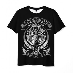 Мужская футболка 3D с принтом Black Sabbath в Кировске, 100% полиэфир | прямой крой, круглый вырез горловины, длина до линии бедер | black sabbath | hard rock | heavy metal | блэк сабат | группы | метал | музыка | оззи осборн | рок | хард рок | хэви метал