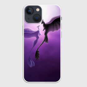 Чехол для iPhone 13 mini с принтом как приручить дракона в Кировске,  |  | light fury | night fury | беззубик | дракон | как приручить дракона | ночная фурия