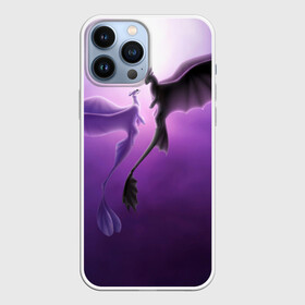 Чехол для iPhone 13 Pro Max с принтом как приручить дракона в Кировске,  |  | light fury | night fury | беззубик | дракон | как приручить дракона | ночная фурия
