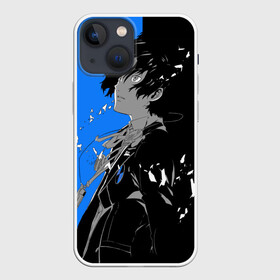 Чехол для iPhone 13 mini с принтом Makoto Yuki   Persona 5 в Кировске,  |  | anime | game | makoto yuki | persona 5 | yuki | аниме | игра персонаж | мужчина | человек