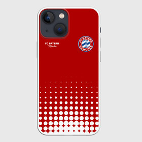 Чехол для iPhone 13 mini с принтом Бавария в Кировске,  |  | bayern | fc bayern munchen | fcb | бавария | бундеслига | германия | мюнхенская бавария | форма | футбол | футболист | футбольная | футбольный клуб | футбольный клуб бавария мюнхен