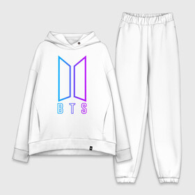 Женский костюм хлопок Oversize с принтом BTS в Кировске,  |  | bangtan boys | bt21 | bts | bts army | bts stickers | j hope | jimin | jin | jungkook | k pop | rap monster | rapmon | suga | v | бтс | корея | стикеры bts