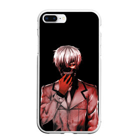 Чехол для iPhone 7Plus/8 Plus матовый с принтом Tokyo Ghoul в Кировске, Силикон | Область печати: задняя сторона чехла, без боковых панелей | anime | manga | tokyo ghoul | аниме | котаро амон | кэн канэки | манга | ризе камиширо | тока киришима | токийский гуль