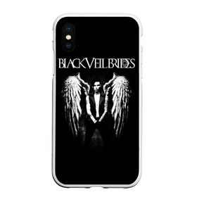 Чехол для iPhone XS Max матовый с принтом Black Veil Brides в Кировске, Силикон | Область печати: задняя сторона чехла, без боковых панелей | black veil brides | heavy matal | metal | post hardcore | группы | метал | музыка | рок | хэви метал | эмо