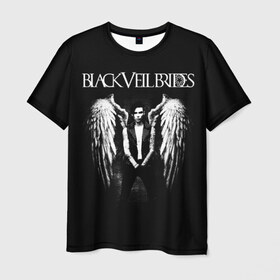 Мужская футболка 3D с принтом Black Veil Brides в Кировске, 100% полиэфир | прямой крой, круглый вырез горловины, длина до линии бедер | black veil brides | heavy matal | metal | post hardcore | группы | метал | музыка | рок | хэви метал | эмо