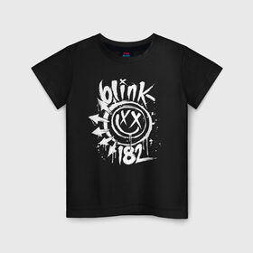Детская футболка хлопок с принтом Blink 182 в Кировске, 100% хлопок | круглый вырез горловины, полуприлегающий силуэт, длина до линии бедер | punk | группы | кролик | музыка | панк