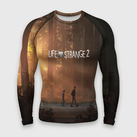 Мужской рашгард 3D с принтом Life is Strange в Кировске,  |  | caulfield | chloe price | game | kate marsh | life | life is strange | life is strange: before the storm | max | strange | две луны | игры | кейт марш | колфилд | макс | подростки | студенты