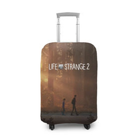 Чехол для чемодана 3D с принтом Life is Strange в Кировске, 86% полиэфир, 14% спандекс | двустороннее нанесение принта, прорези для ручек и колес | caulfield | chloe price | game | kate marsh | life | life is strange | life is strange: before the storm | max | strange | две луны | игры | кейт марш | колфилд | макс | подростки | студенты