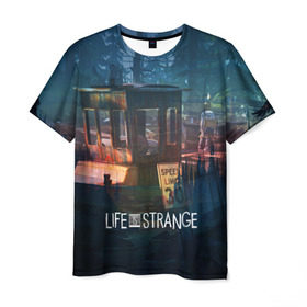 Мужская футболка 3D с принтом Life is Strange в Кировске, 100% полиэфир | прямой крой, круглый вырез горловины, длина до линии бедер | 