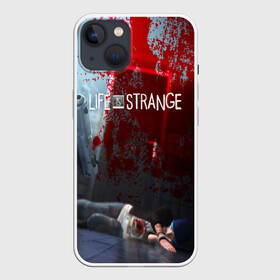 Чехол для iPhone 13 с принтом Life is Strange в Кировске,  |  | caulfield | chloe price | game | kate marsh | life | life is strange | life is strange: before the storm | max | strange | две луны | игры | кейт марш | колфилд | макс | подростки | студенты