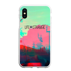 Чехол для iPhone XS Max матовый с принтом Life is Strange в Кировске, Силикон | Область печати: задняя сторона чехла, без боковых панелей | Тематика изображения на принте: caulfield | chloe price | game | kate marsh | life | life is strange | life is strange: before the storm | max | strange | две луны | игры | кейт марш | колфилд | макс | подростки | студенты