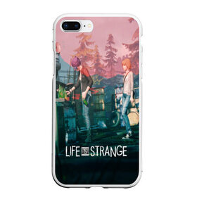 Чехол для iPhone 7Plus/8 Plus матовый с принтом Life is Strange в Кировске, Силикон | Область печати: задняя сторона чехла, без боковых панелей | caulfield | chloe price | game | kate marsh | life | life is strange | life is strange: before the storm | max | strange | две луны | игры | кейт марш | колфилд | макс | подростки | студенты