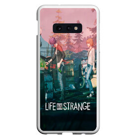 Чехол для Samsung S10E с принтом Life is Strange в Кировске, Силикон | Область печати: задняя сторона чехла, без боковых панелей | caulfield | chloe price | game | kate marsh | life | life is strange | life is strange: before the storm | max | strange | две луны | игры | кейт марш | колфилд | макс | подростки | студенты