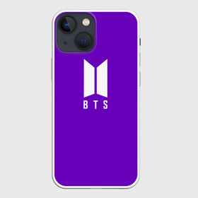 Чехол для iPhone 13 mini с принтом BTS PURPLE в Кировске,  |  | bangtan boys | bt21 | bts | bts army | bts stickers | j hope | jimin | jin | jungkook | k pop | purple | rap monster | rapmon | suga | v | бтс | корея | пурпурный | стикеры bts | фиолетовый