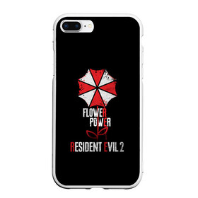 Чехол для iPhone 7Plus/8 Plus матовый с принтом Resident Evil 2 в Кировске, Силикон | Область печати: задняя сторона чехла, без боковых панелей | 2 | biohazard | claire | evil | horror | raccoon | resident | survival | t virus | t вирус | выживание | зла | кеннеди | клэр | леон | обитель | раккун | редфилд | скотт | ужас