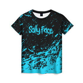 Женская футболка 3D с принтом SALLY FACE в Кировске, 100% полиэфир ( синтетическое хлопкоподобное полотно) | прямой крой, круглый вырез горловины, длина до линии бедер | face | game | horror | sally | sally face | игра | мальчик с протезом | салли | салли фейс | ужасы