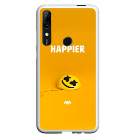 Чехол для Honor P Smart Z с принтом Marshmello Happier в Кировске, Силикон | Область печати: задняя сторона чехла, без боковых панелей | christopher | comstock | dj | dotcom | friends | marshmallow | marshmello | usa | диджей | друзья | комсток | крис | маршмэллоу | продюсер | сша