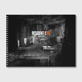 Альбом для рисования с принтом RESIDENT EVIL 7 в Кировске, 100% бумага
 | матовая бумага, плотность 200 мг. | biohazard | biohazard 7 | crocodile | fang | game | hand | monster | new umbrella | resident evil | resident evil 7 | umbrella | umbrella corp | umbrella corporation | zombie