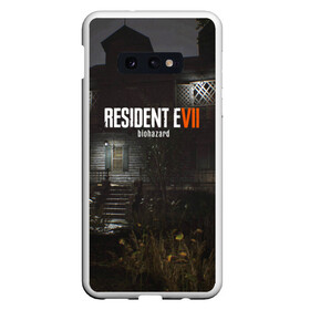 Чехол для Samsung S10E с принтом RESIDENT EVIL 7 в Кировске, Силикон | Область печати: задняя сторона чехла, без боковых панелей | biohazard | biohazard 7 | crocodile | fang | game | hand | monster | new umbrella | resident evil | resident evil 7 | umbrella | umbrella corp | umbrella corporation | zombie