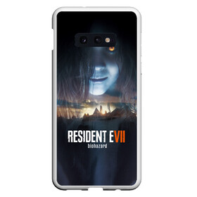 Чехол для Samsung S10E с принтом Resident Evil 7 в Кировске, Силикон | Область печати: задняя сторона чехла, без боковых панелей | biohazard | biohazard 7 | crocodile | fang | game | hand | monster | new umbrella | resident evil | resident evil 7 | umbrella | umbrella corp | umbrella corporation | zombie