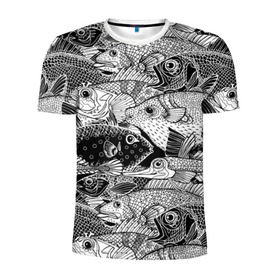 Мужская футболка 3D спортивная с принтом Рыбы в Кировске, 100% полиэстер с улучшенными характеристиками | приталенный силуэт, круглая горловина, широкие плечи, сужается к линии бедра | beautiful | best | cool | depth | fashio | fish | graphics | pattern | picture | trendy | underwater | water | world | youth | белый | вода | глубина | графика | картинка | красивый | крутой | лучший | мир | мода | модный | молодёжная | подводный | рисуно