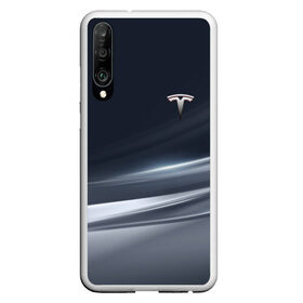 Чехол для Honor P30 с принтом TESLA в Кировске, Силикон | Область печати: задняя сторона чехла, без боковых панелей | brand | car | elon mask | tesla | авто | бренд | илон | илон маск | маск | машина | тесла | электрокар