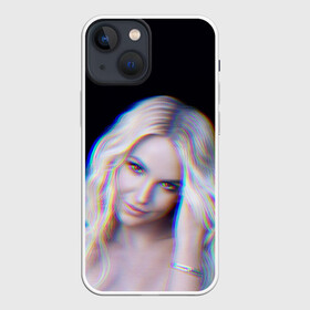 Чехол для iPhone 13 mini с принтом Britney Glitch в Кировске,  |  | Тематика изображения на принте: britney | britneyspears | glitch | icon | jean | pop | princess | spears | usa | бритни | бритниспирс | глич | джин | поп | работа | спирс | сша