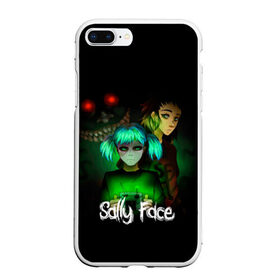 Чехол для iPhone 7Plus/8 Plus матовый с принтом Sally Face в Кировске, Силикон | Область печати: задняя сторона чехла, без боковых панелей | blue | diane | face | fisher | gizmo | henry | johnson | killer | larry | sally | генри | гизмо | джонсон | диана | ларри | лицо | салли | фейс | фишер