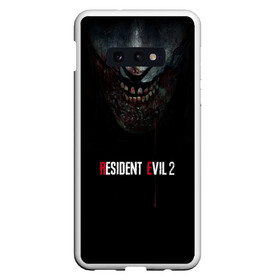 Чехол для Samsung S10E с принтом Resident Evil 2 в Кировске, Силикон | Область печати: задняя сторона чехла, без боковых панелей | biohazard | biohazard 7 | crocodile | fang | game | hand | monster | new umbrella | resident evil | resident evil 7 | umbrella | umbrella corp | umbrella corporation | zombie