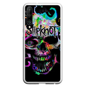 Чехол для Honor P30 с принтом Slipknot в Кировске, Силикон | Область печати: задняя сторона чехла, без боковых панелей | Тематика изображения на принте: slipknot | грув | группа | джои джордисон | кори тейлор | метал | мик томсон | ню | петля | рок | слипкнот | удавка