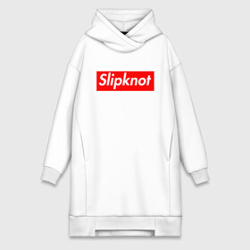 Платье-худи хлопок с принтом Slipknot (supreme style) в Кировске,  |  | streetwear | комбинезоны | маски | ню метал | петля | плашка | стритстайл | удавка | уличный