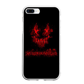 Чехол для iPhone 7Plus/8 Plus матовый с принтом Mushroomhead в Кировске, Силикон | Область печати: задняя сторона чехла, без боковых панелей | ac dc | disturbed | linkin park | lp | metal | metallica | mushroomhead | music | pop | rap | rock | slipknot | song | метал | музыка | рок