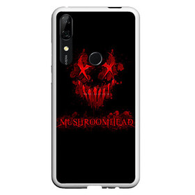 Чехол для Honor P Smart Z с принтом Mushroomhead в Кировске, Силикон | Область печати: задняя сторона чехла, без боковых панелей | Тематика изображения на принте: ac dc | disturbed | linkin park | lp | metal | metallica | mushroomhead | music | pop | rap | rock | slipknot | song | метал | музыка | рок