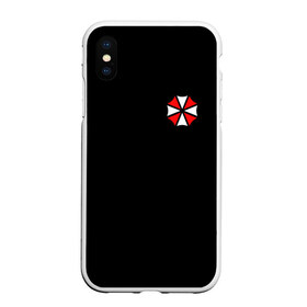 Чехол для iPhone XS Max матовый с принтом UMBRELLA CORP (НА СПИНЕ) в Кировске, Силикон | Область печати: задняя сторона чехла, без боковых панелей | Тематика изображения на принте: ada wong | biohazard | game | gamer | leon | logo | mistic | raccoon city | re2 | resident evil 2 | rpd | stars | umbrella | ада вонг | амбрелла | зомби | игра | мистика | ужасы