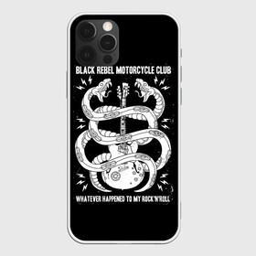 Чехол для iPhone 12 Pro с принтом Black Rebel Motorcycle Club в Кировске, силикон | область печати: задняя сторона чехла, без боковых панелей | Тематика изображения на принте: black rebel motorcycle club | brmc | rock | группы | инди | музыка | рок | рок н ролл