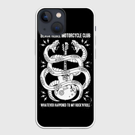 Чехол для iPhone 13 mini с принтом Black Rebel Motorcycle Club в Кировске,  |  | Тематика изображения на принте: black rebel motorcycle club | brmc | rock | группы | инди | музыка | рок | рок н ролл