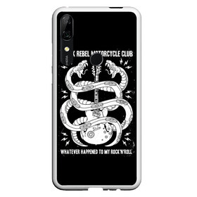 Чехол для Honor P Smart Z с принтом Black Rebel Motorcycle Club в Кировске, Силикон | Область печати: задняя сторона чехла, без боковых панелей | Тематика изображения на принте: black rebel motorcycle club | brmc | rock | группы | инди | музыка | рок | рок н ролл