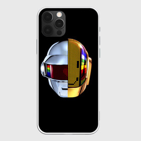 Чехол для iPhone 12 Pro с принтом Daft Punk в Кировске, силикон | область печати: задняя сторона чехла, без боковых панелей | daft punk | electronic | house | human | music | robot | дафт панк | музыка | синти поп | хаус | электроника