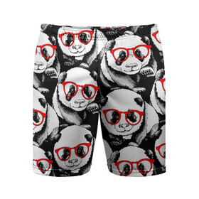 Мужские шорты спортивные с принтом Панды в красных очках в Кировске,  |  | animals | bears | funny | head | muzzl | pandas | red | весёлые | взгляд | голова | графика | животные | искусство | картинка | красивый | красные | крутой | медведи | мода | модный | молодёжная | очки | панды | рисунок